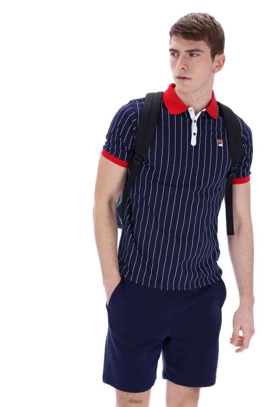 Fila fashion bb1 klasické vintage pruhované polo 0668L3339FILA
