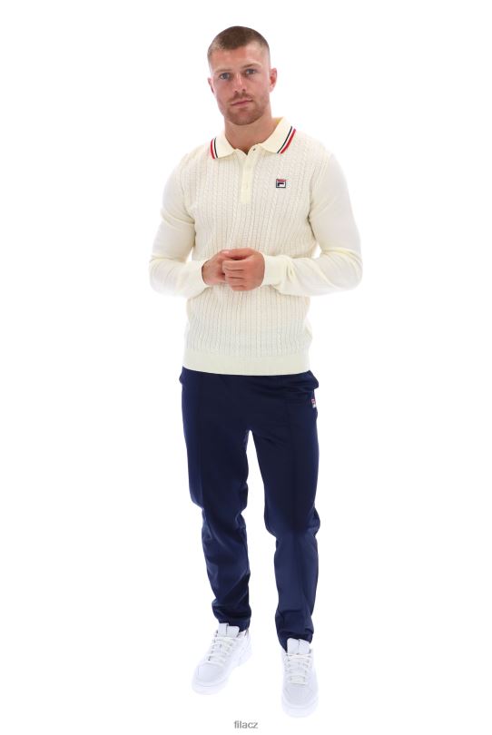 Platon cable knit polo fila 0668L3287FILA