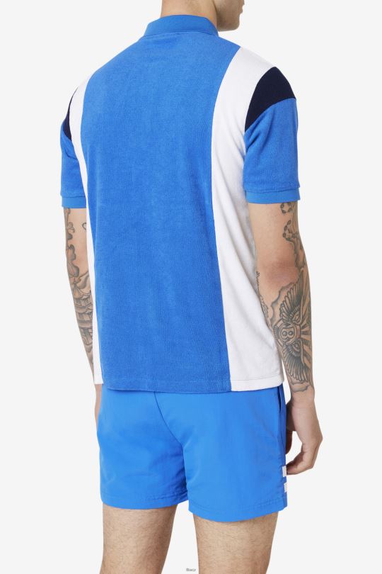 astro froté polo fila silná modrá/bílá/námořnická 0668L254 výrazná modrá/bílá/námořnická FILA