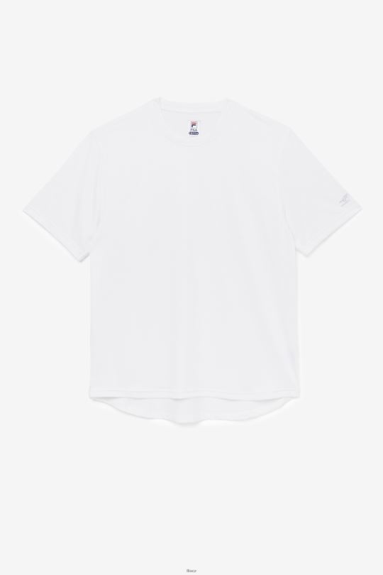 bílá nakládaná hřebenatka lem crew fila 0668L1104 bílý FILA