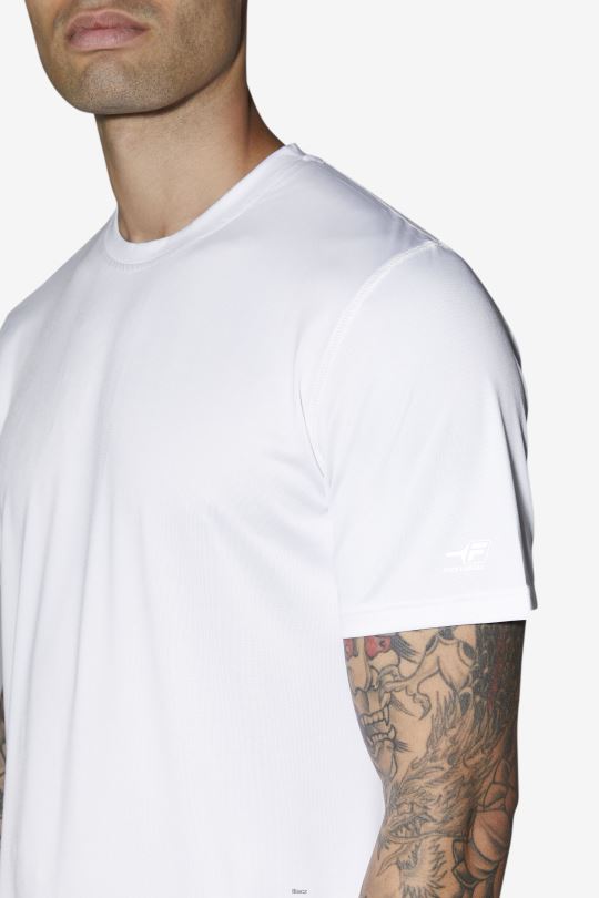 bílá nakládaná hřebenatka lem crew fila 0668L1104 bílý FILA