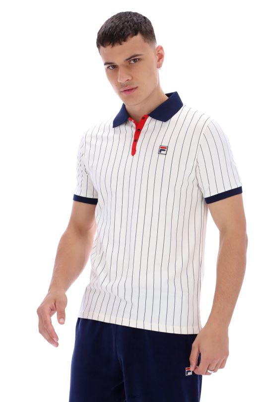 bb1 klasické vintage fila pruhované polo 0668L3234FILA