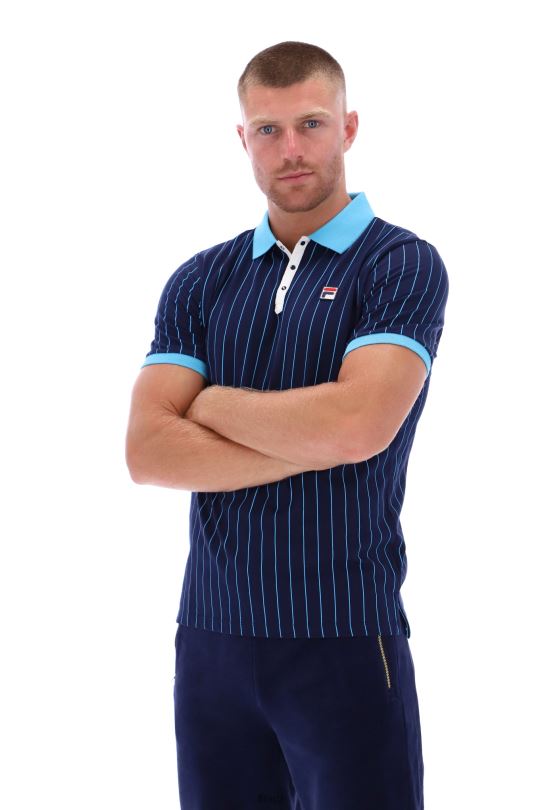 bb1 klasické vintage fila pruhované polo 0668L3316FILA