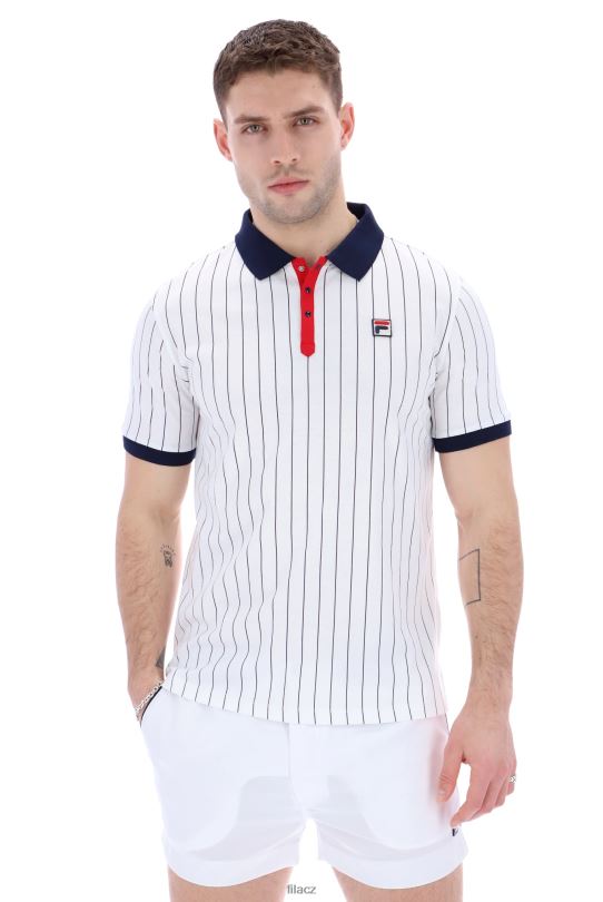 bb1 klasické vintage módní fila pruhované polo 0668L3338FILA