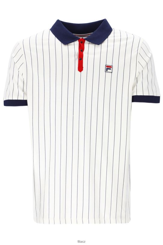 bb1 klasické vintage módní fila pruhované polo 0668L3338FILA