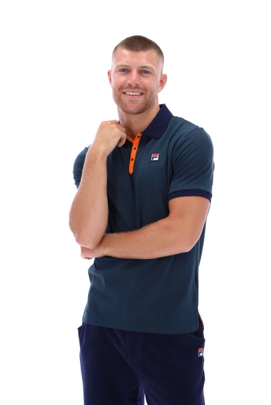 bb1 klasické vintage módní pruhované polo fila 0668L3314FILA