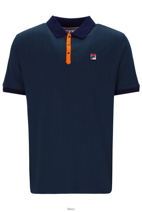 bb1 klasické vintage módní pruhované polo fila 0668L3314FILA