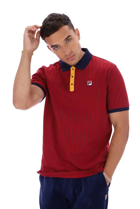 bb1 klasické vintage pruhované fila polo 0668L3216FILA