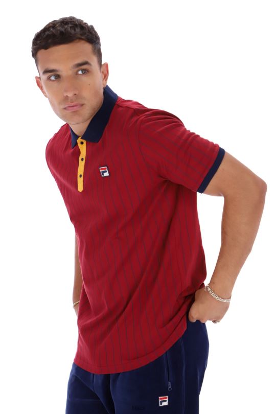 bb1 klasické vintage pruhované fila polo 0668L3216FILA