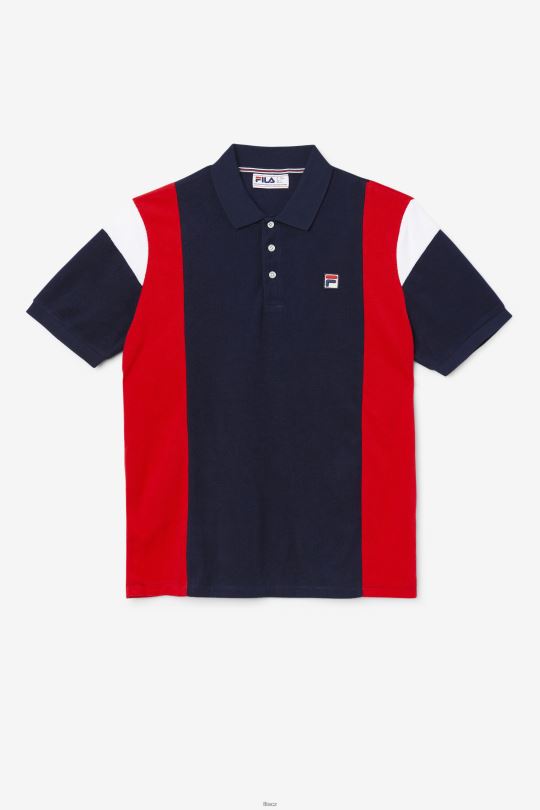 fila astro froté polo námořnická/červená/bílá 0668L253 námořnická/červená/bílá FILA