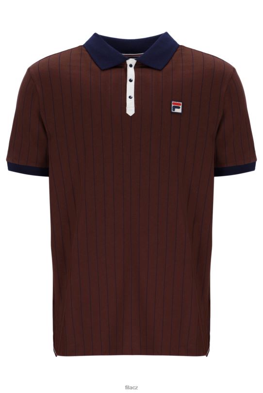 fila bb1 klasické vintage pruhované módní polo 0668L3315FILA