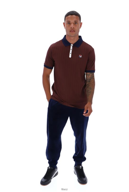 fila bb1 klasické vintage pruhované módní polo 0668L3315FILA