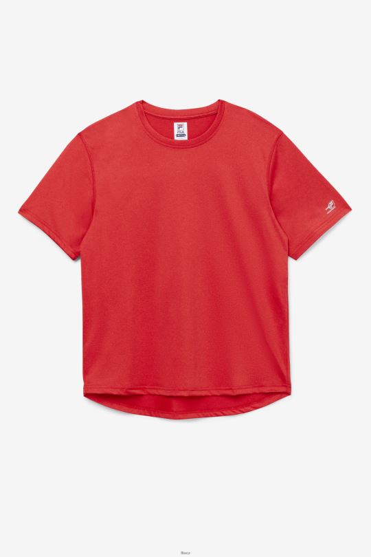fila červená pikleball hřebenatka lem crew 0668L1108 Červené FILA