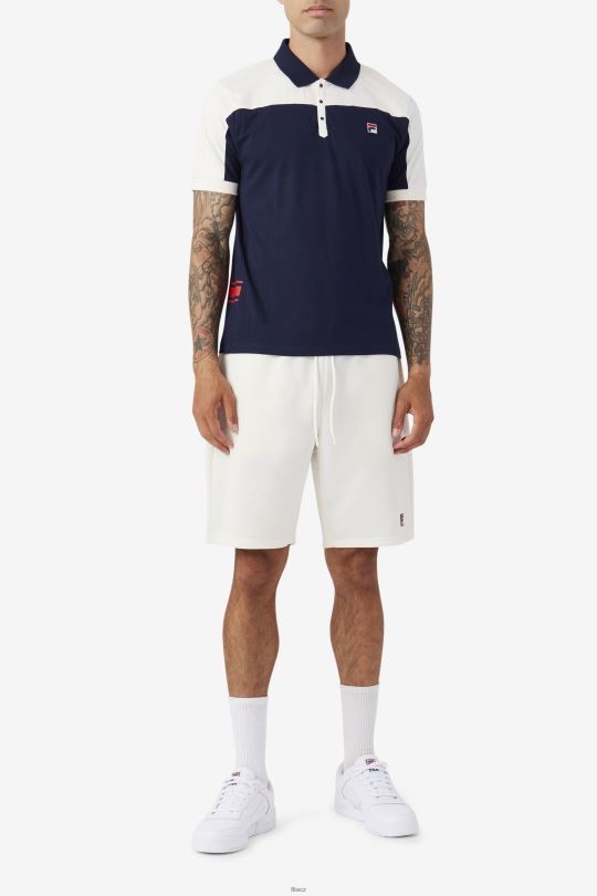 fila mivvi polo navy/gardenia/red 0668L415 námořnictvo/gardénie/červená FILA