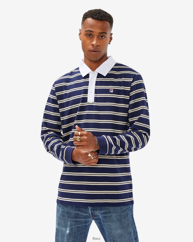 fila nový námořnický pánský odznak rugby polo 0668L2566 nové námořnictvo FILA