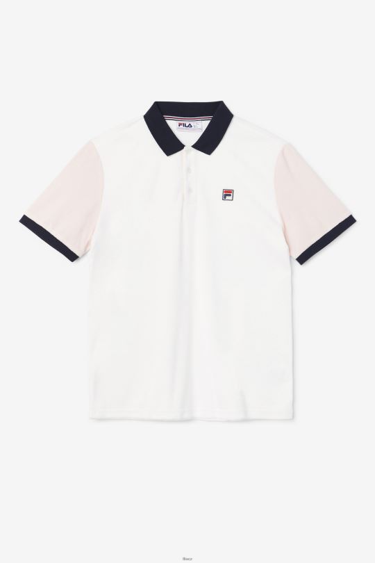gramme polo fila marshmallow/růžová/námořnická 0668L374 marshmallow/růžová/námořnická FILA