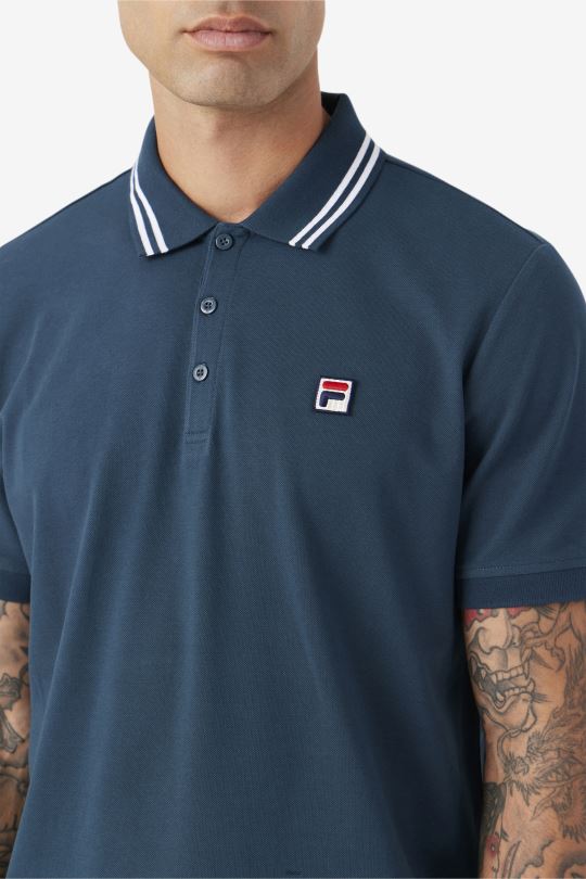 jelen polo fila šedozelená 0668L428 modrozelená FILA