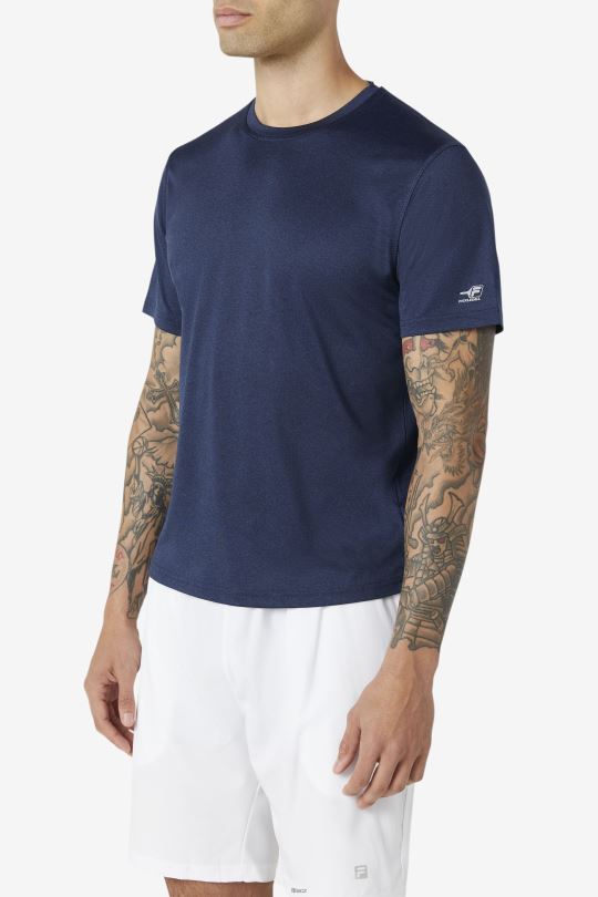okurka hřebenatka lem crew fila navy heather 0668L1106 námořnický vřes FILA