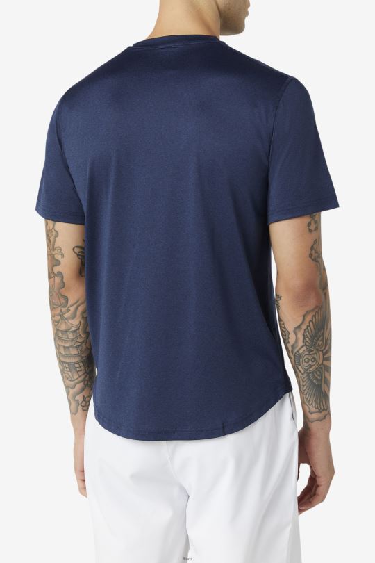 okurka hřebenatka lem crew fila navy heather 0668L1106 námořnický vřes FILA