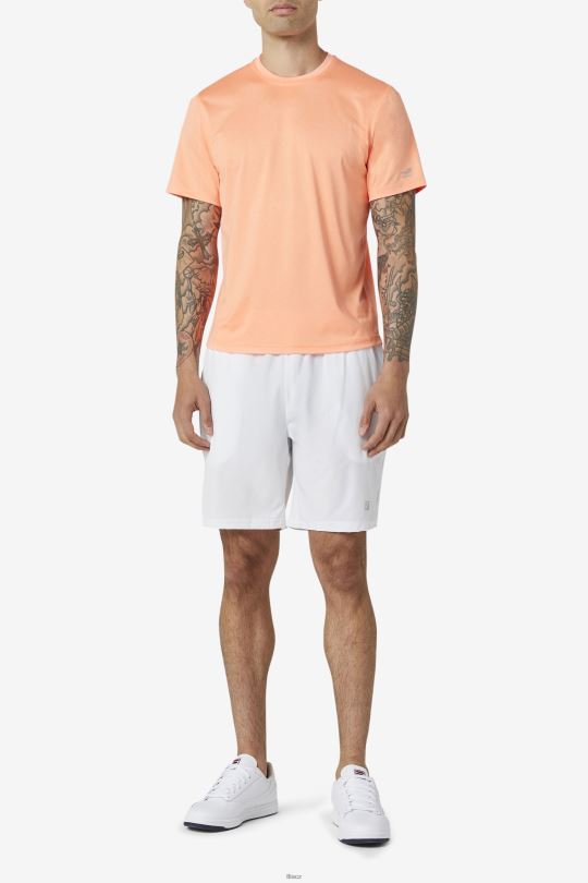 oranžová vřes nakládaná hřebenatka lem crew fila 0668L1110 oranžový vřes FILA