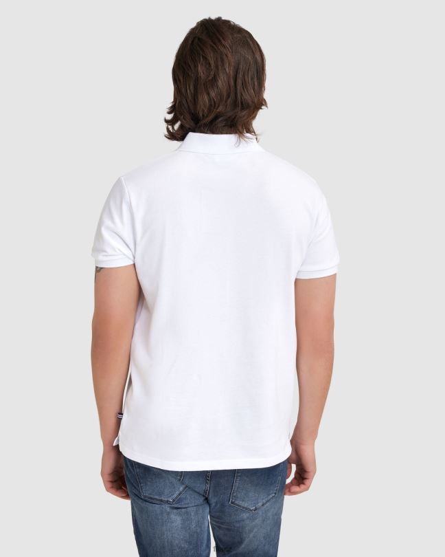 pánské asher polo bílé fila 0668L2375 bílý FILA