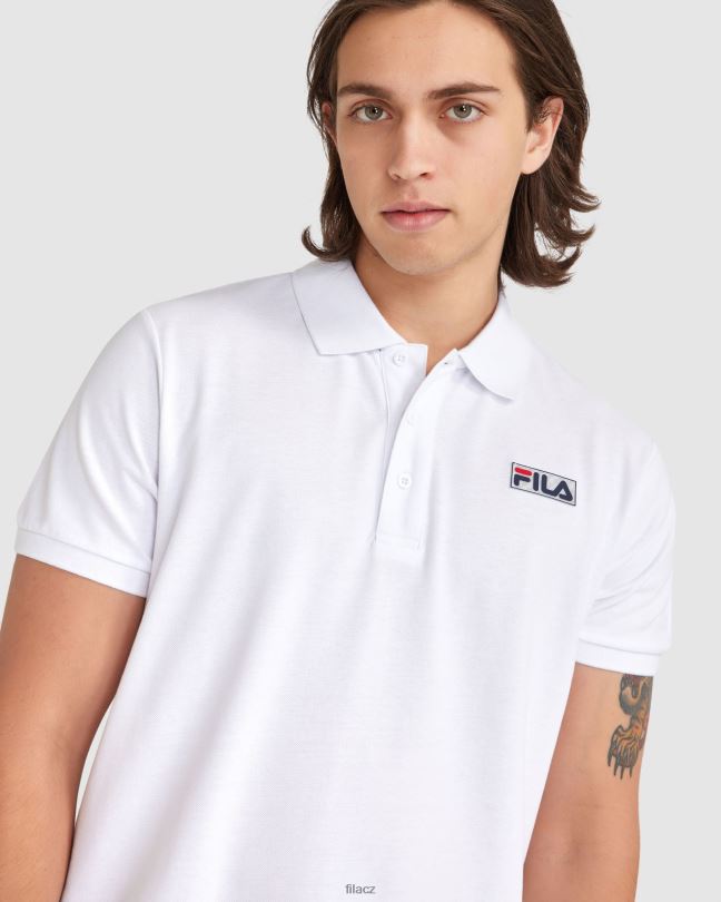 pánské asher polo bílé fila 0668L2375 bílý FILA