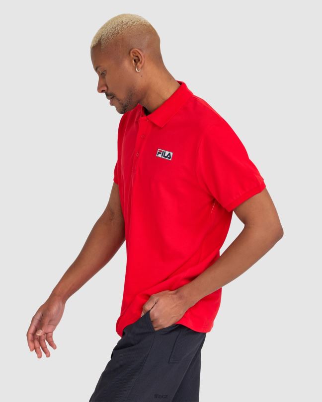 pánské asher polo fila červené 0668L2372 Červené FILA