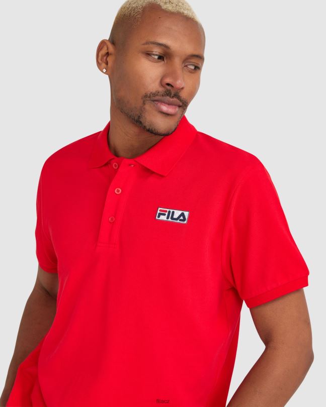 pánské asher polo fila červené 0668L2372 Červené FILA