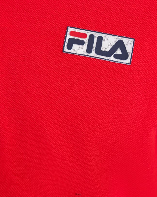 pánské asher polo fila červené 0668L2372 Červené FILA