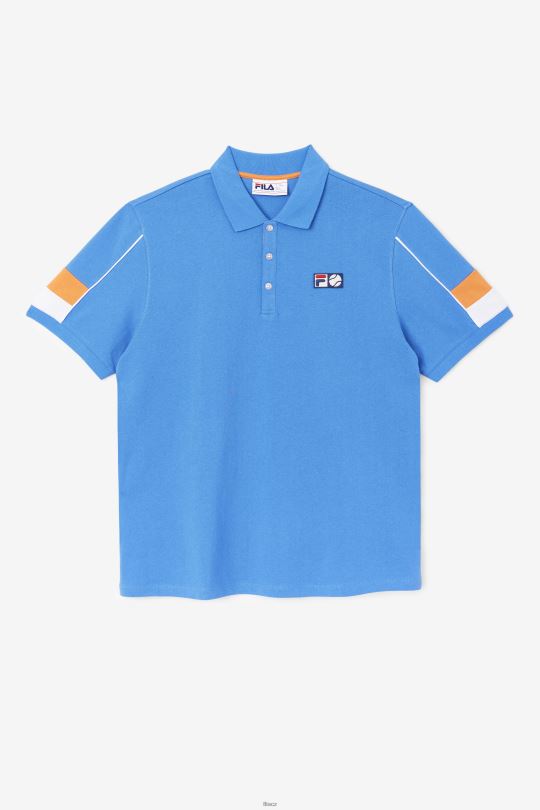 silná modrá/bílá/korálová růže coda polo fila 0668L420 silná modrá/bílá/korálová růže FILA