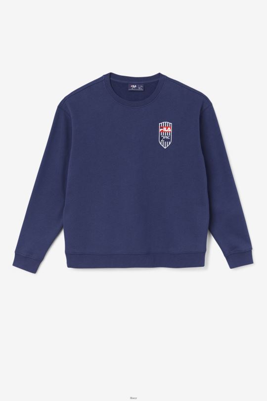 2pac fleecová záplata crew fila navy 0668L512 námořnictvo FILA