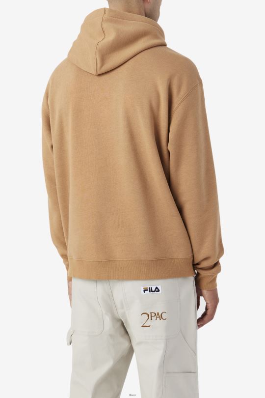 2pac náplast s kapucí fila tabákově hnědá 0668L476 tabákově hnědá FILA