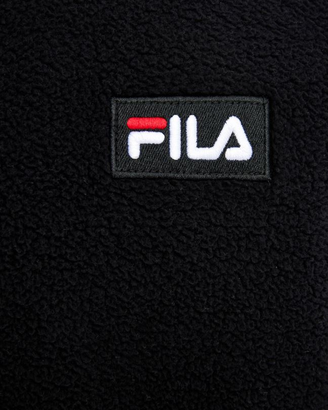 Fila černá pánská cole teddy qtr zip 0668L2608 Černá FILA