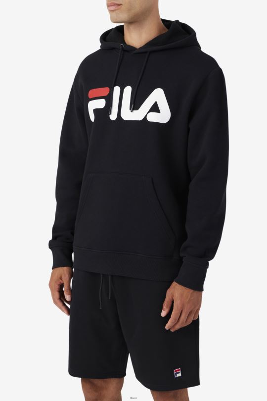 Samari mikina s kapucí fila černá/bílá/červená 0668L488 černá/bílá/červená FILA