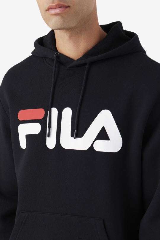 Samari mikina s kapucí fila černá/bílá/červená 0668L488 černá/bílá/červená FILA