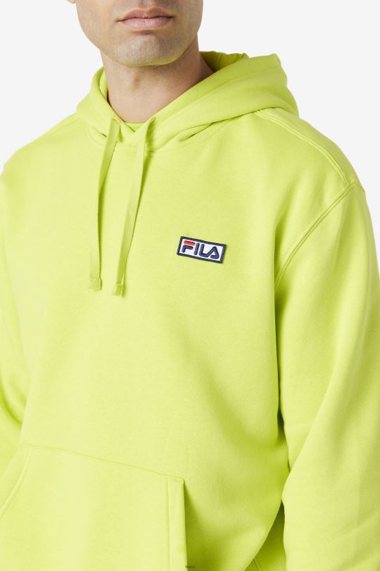 algot mikina s kapucí fila limetka 0668L440 limetkový punč FILA