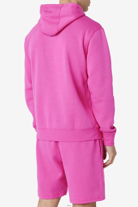algot mikina s kapucí fila růžová glo 0668L452 růžové glo FILA