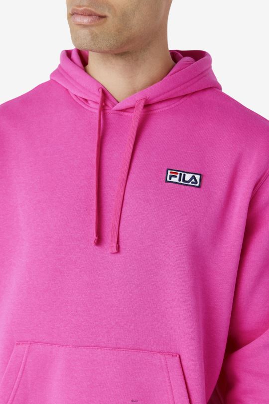 algot mikina s kapucí fila růžová glo 0668L452 růžové glo FILA