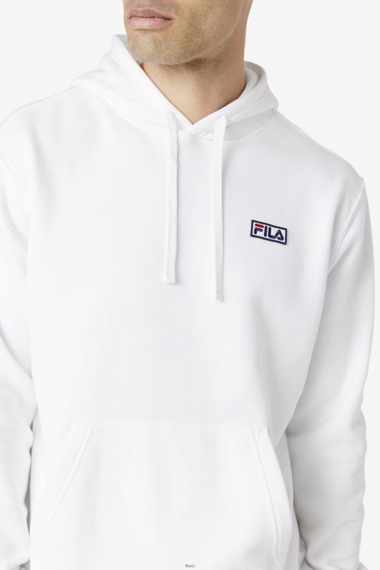 bílá algot mikina s kapucí fila 0668L438 bílý FILA