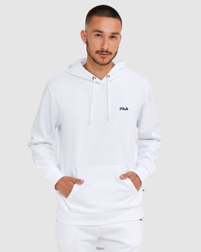 bílá fila klasická unisex kapuce 2 0668L2493 bílý FILA