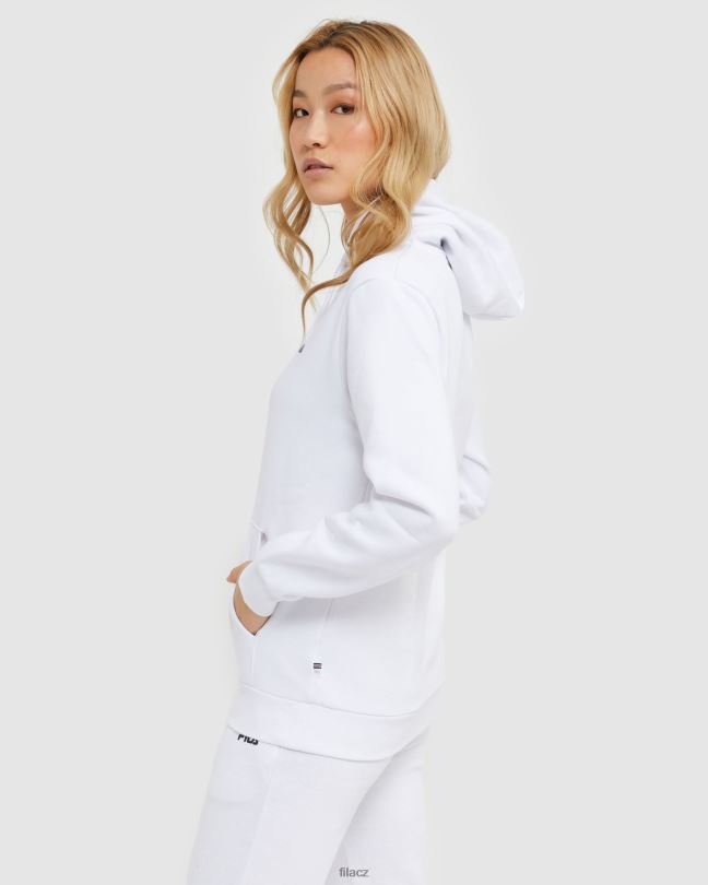 bílá fila klasická unisex kapuce 2 0668L2493 bílý FILA