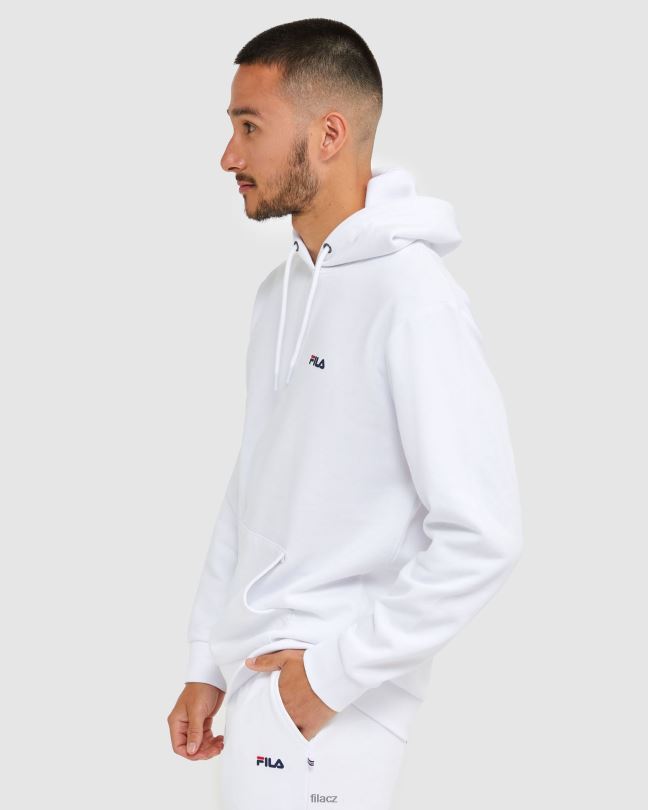 bílá fila klasická unisex kapuce 2 0668L2493 bílý FILA