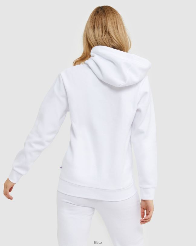 bílá fila klasická unisex kapuce 2 0668L2493 bílý FILA