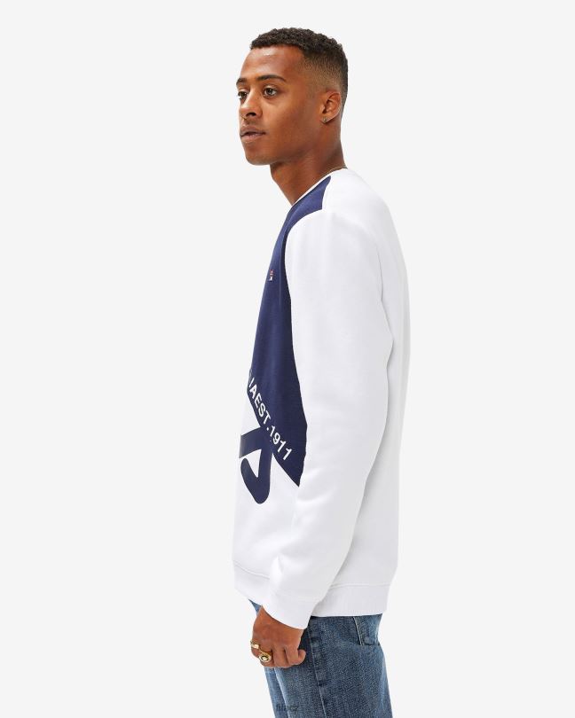bílá fila unisex monaco crew 0668L2637 bílý FILA