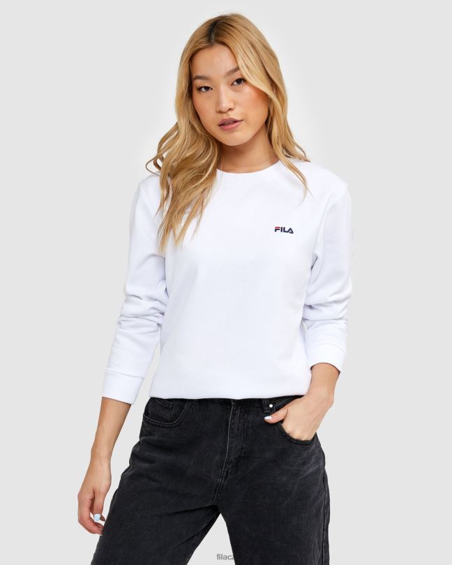 bílá klasická unisex crew 2 fila 0668L2478 bílý FILA