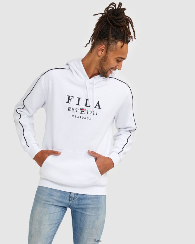 bílá unisex dědictví kapuce fila 0668L2442 bílý FILA