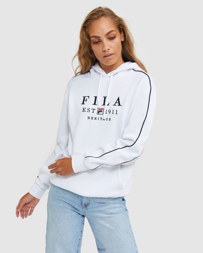 bílá unisex dědictví kapuce fila 0668L2442 bílý FILA
