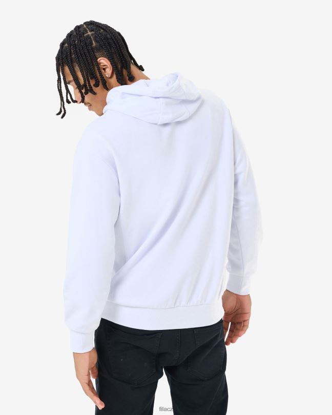 bílá unisex mikina s kapucí arlo fila 0668L2622 bílý FILA