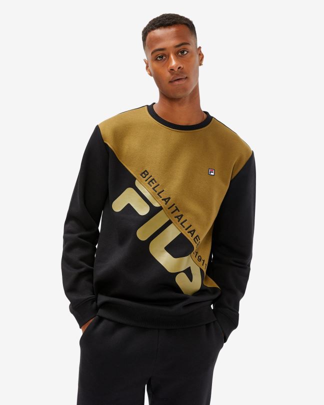 černá fila unisex monaco crew 0668L2631 Černá FILA