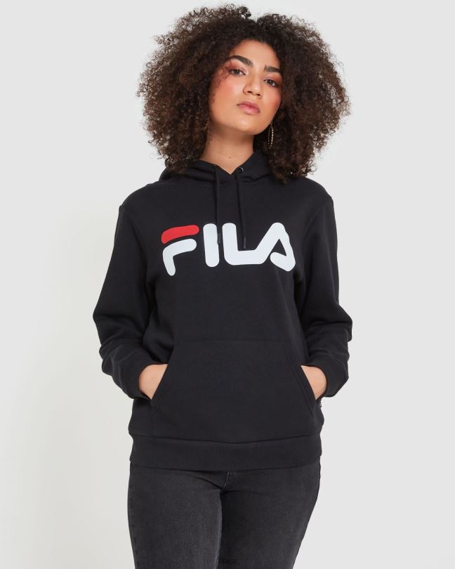 černá klasická unisex kapuce fila 0668L2466 Černá FILA